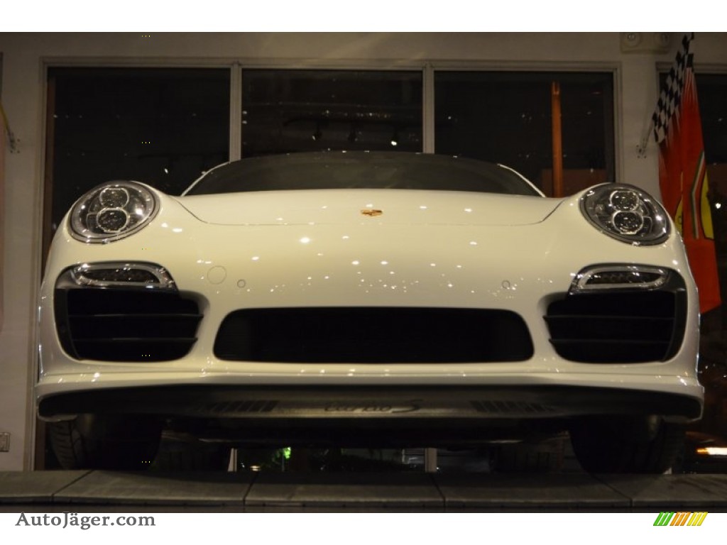 2014 911 Turbo S Coupe - White / Carrera Red Natural Leather photo #12