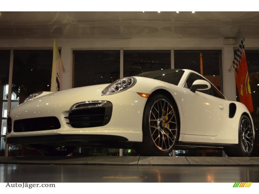 2014 911 Turbo S Coupe - White / Carrera Red Natural Leather photo #15