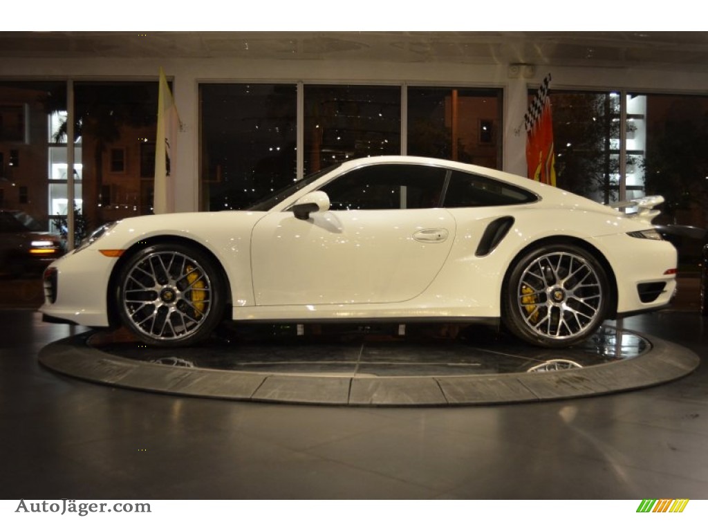 2014 911 Turbo S Coupe - White / Carrera Red Natural Leather photo #18