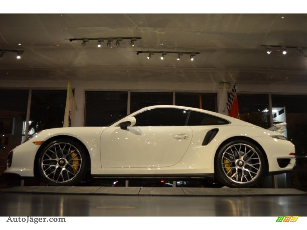 2014 911 Turbo S Coupe - White / Carrera Red Natural Leather photo #19