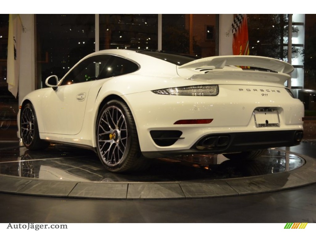 2014 911 Turbo S Coupe - White / Carrera Red Natural Leather photo #21