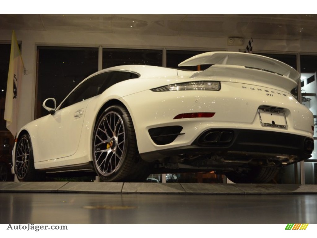 2014 911 Turbo S Coupe - White / Carrera Red Natural Leather photo #22