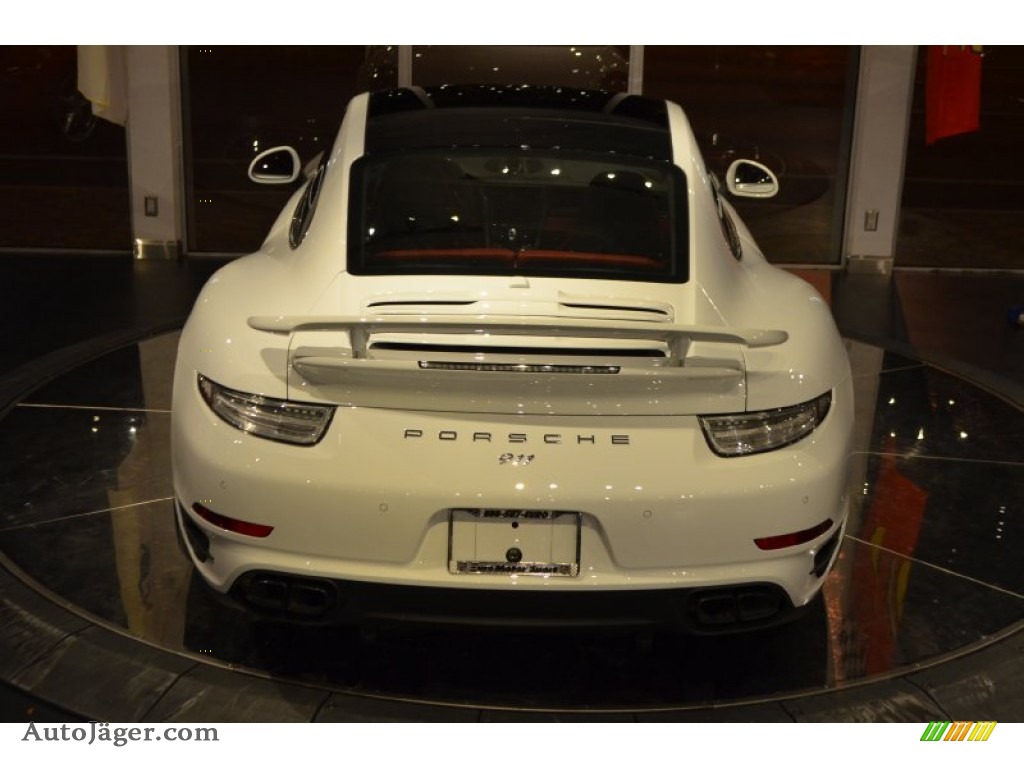 2014 911 Turbo S Coupe - White / Carrera Red Natural Leather photo #23