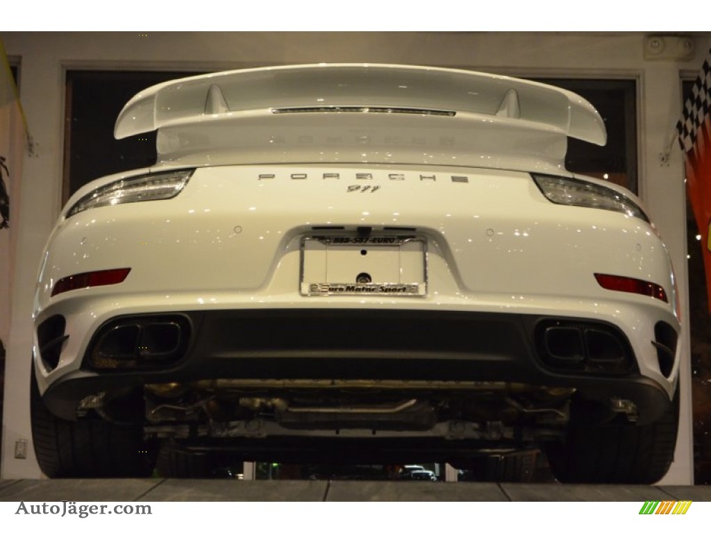 2014 911 Turbo S Coupe - White / Carrera Red Natural Leather photo #25