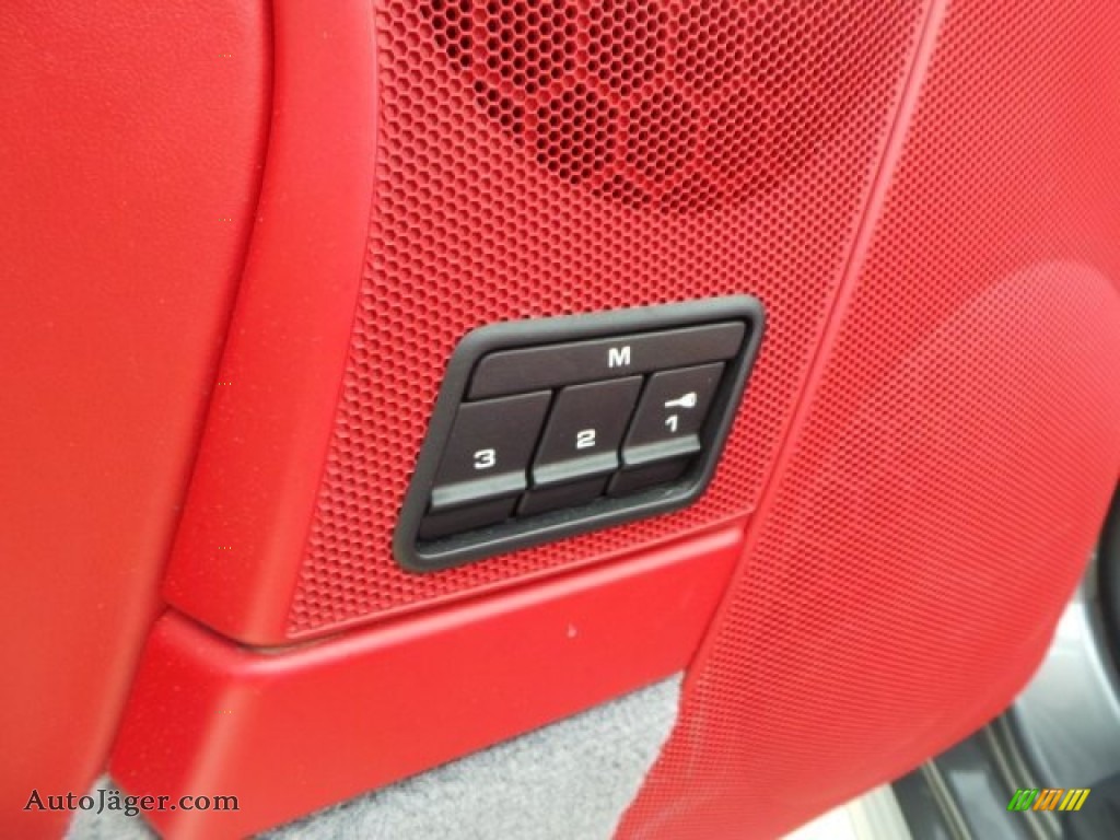 2011 911 Turbo S Cabriolet - Meteor Grey Metallic / Carrera Red photo #14
