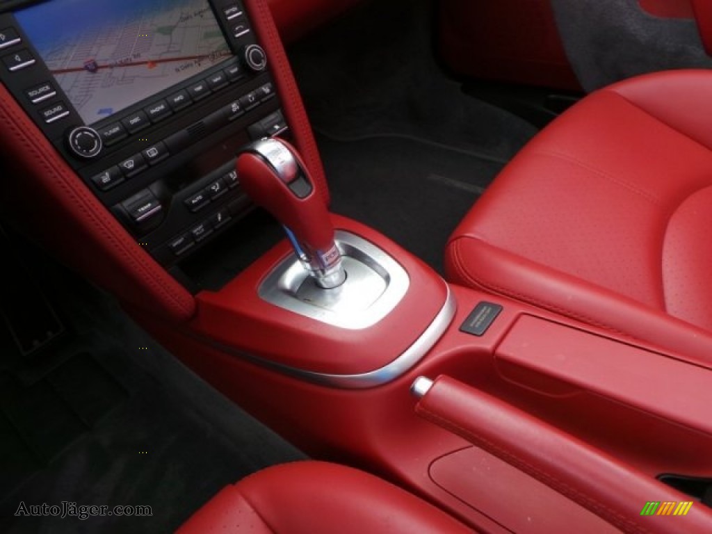 2011 911 Turbo S Cabriolet - Meteor Grey Metallic / Carrera Red photo #20