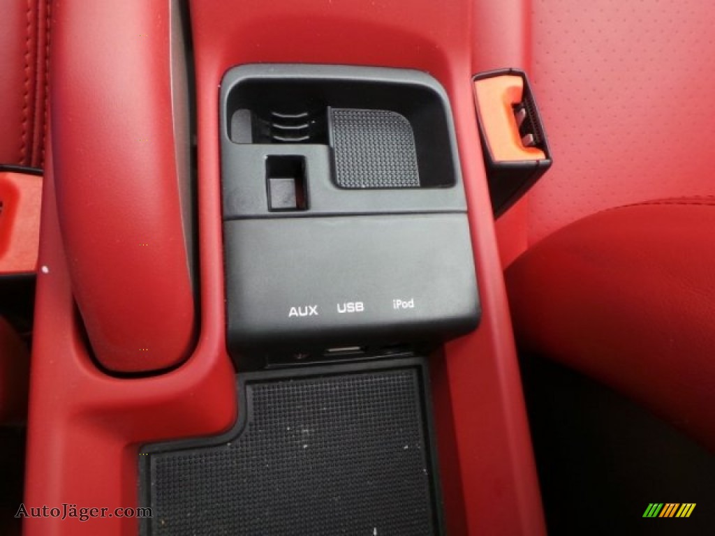 2011 911 Turbo S Cabriolet - Meteor Grey Metallic / Carrera Red photo #26