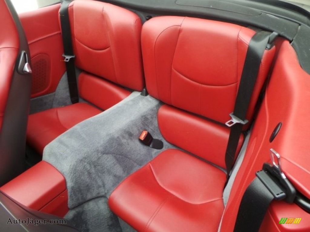 2011 911 Turbo S Cabriolet - Meteor Grey Metallic / Carrera Red photo #28