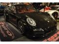 Porsche 911 Turbo S Coupe Basalt Black Metallic photo #14