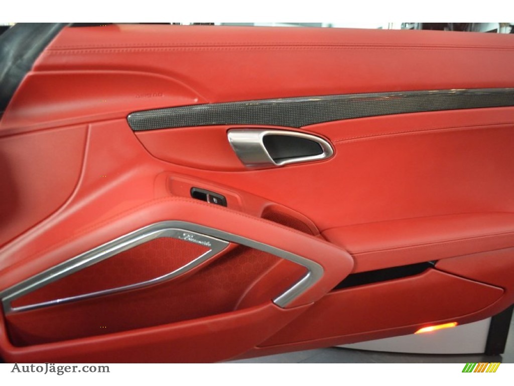 2014 911 Turbo S Coupe - Basalt Black Metallic / Carrera Red Natural Leather photo #42