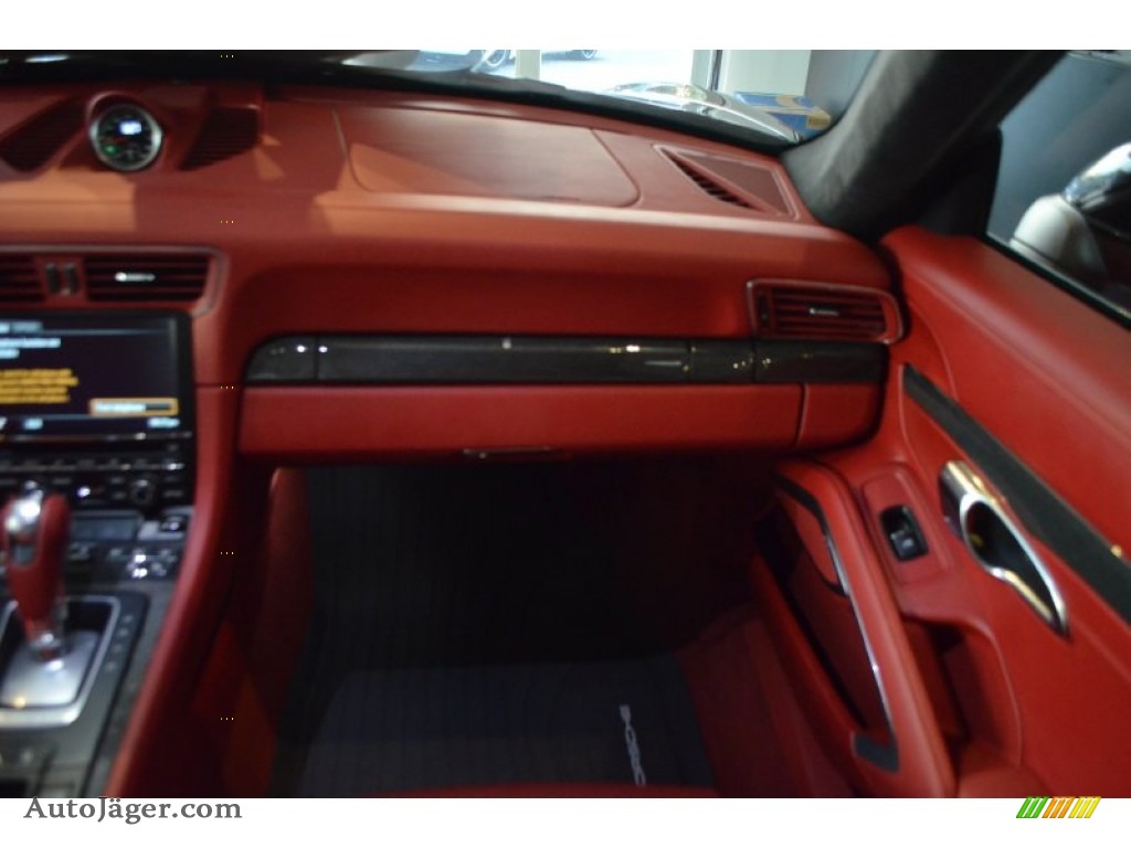2014 911 Turbo S Coupe - Basalt Black Metallic / Carrera Red Natural Leather photo #48