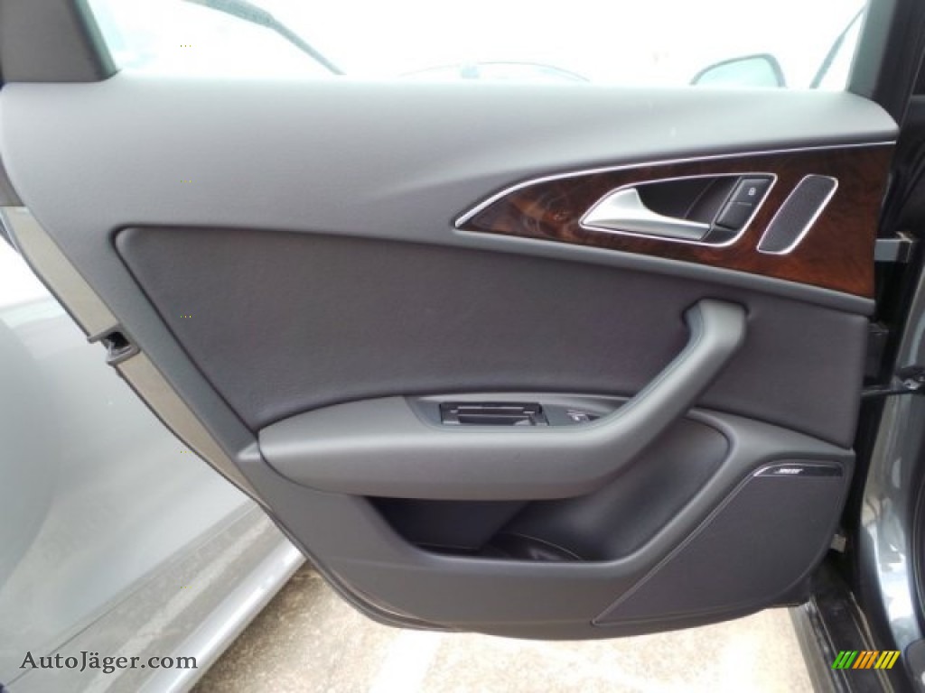 2014 A6 3.0T quattro Sedan - Daytona Grey Pearl Effect / Black photo #25