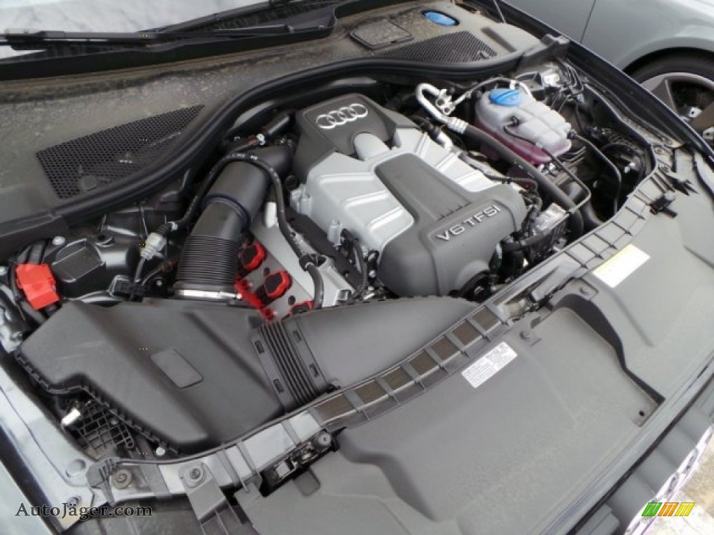 2014 A6 3.0T quattro Sedan - Daytona Grey Pearl Effect / Black photo #31
