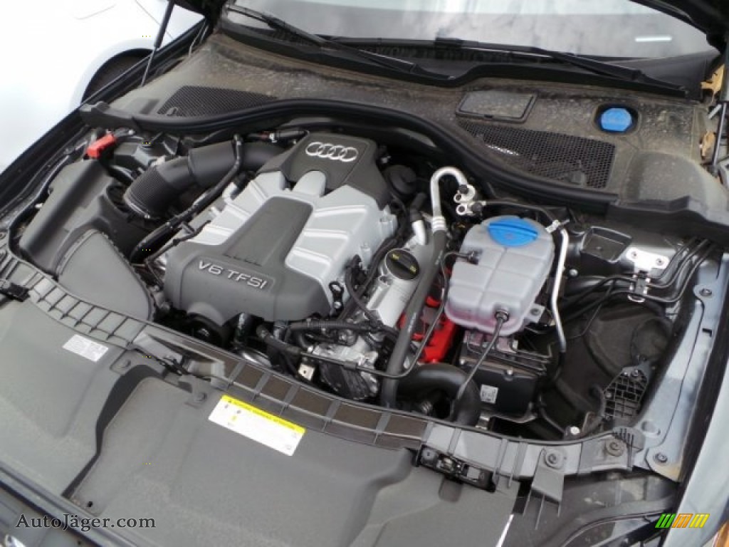 2014 A6 3.0T quattro Sedan - Daytona Grey Pearl Effect / Black photo #32