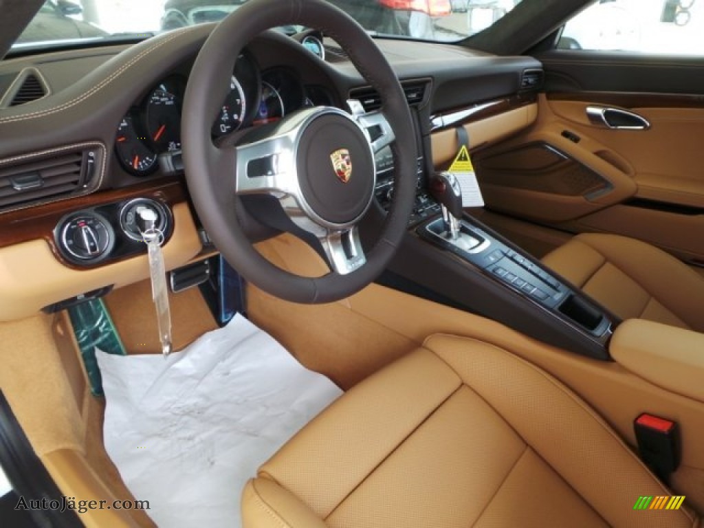 2014 911 Turbo S Coupe - White / Espresso/Cognac Natural Leather photo #11