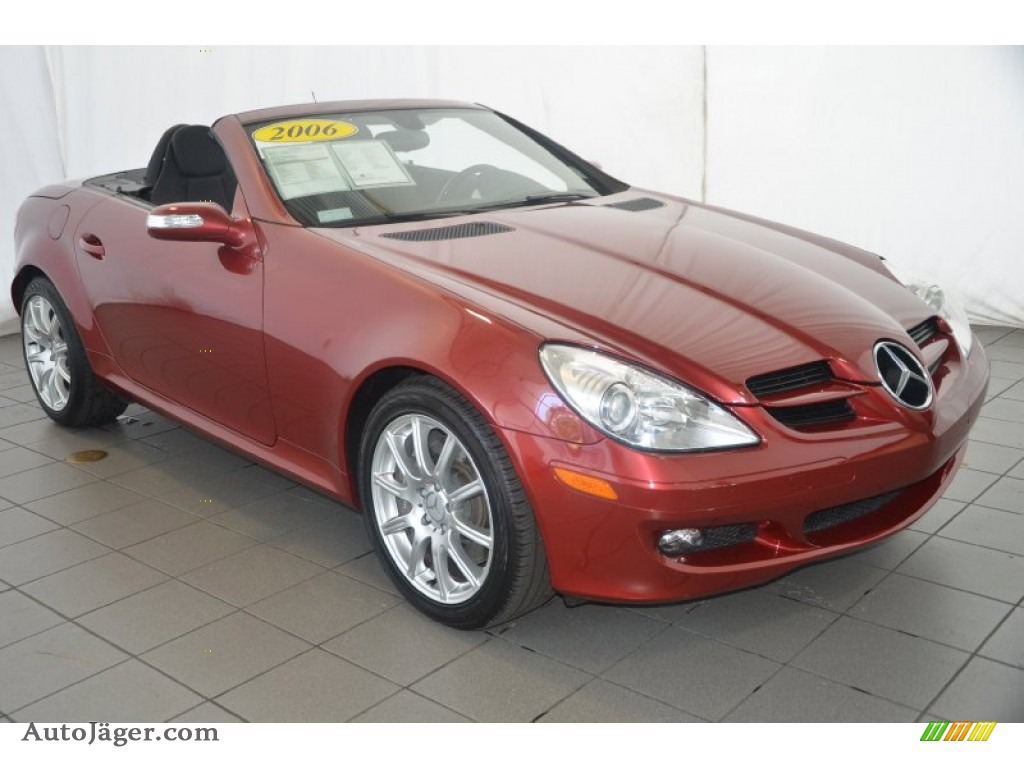 2006 Mercedes Benz Slk 350 Roadster In Firemist Red Metallic 2006 Mercedes Benz Slk 350 Roadster In Firemist Red Metallic 090852