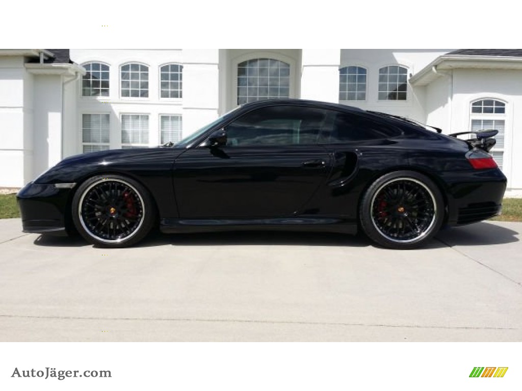Black / Black Porsche 911 Turbo Coupe
