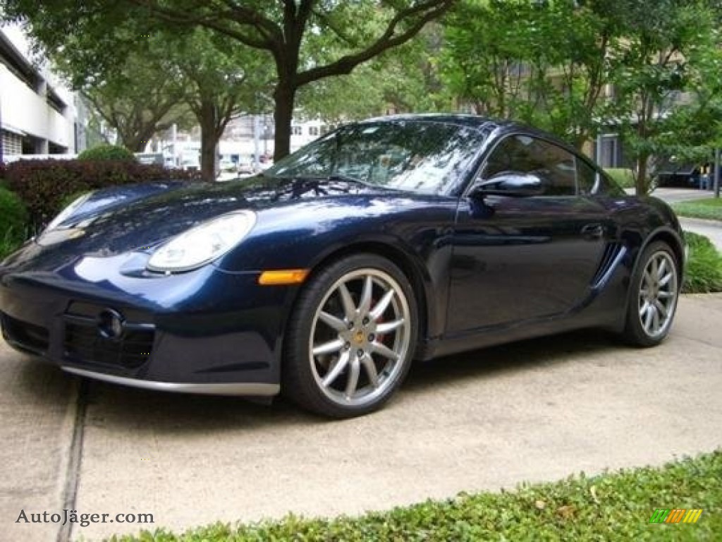 Midnight Blue Metallic / Stone Grey Porsche Cayman S
