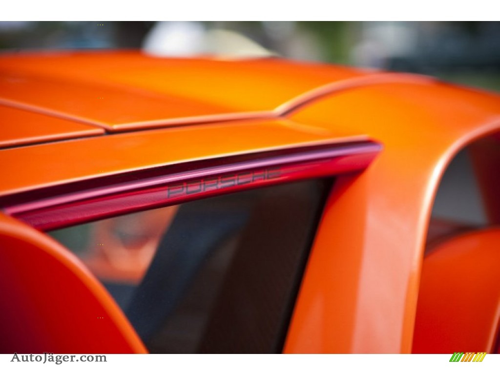 2005 Carrera GT  - Metallic Orange Paint to Sample / Dark Grey Natural Leather photo #6