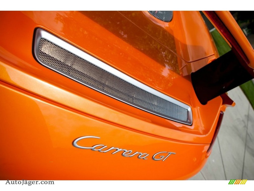 2005 Carrera GT  - Metallic Orange Paint to Sample / Dark Grey Natural Leather photo #7