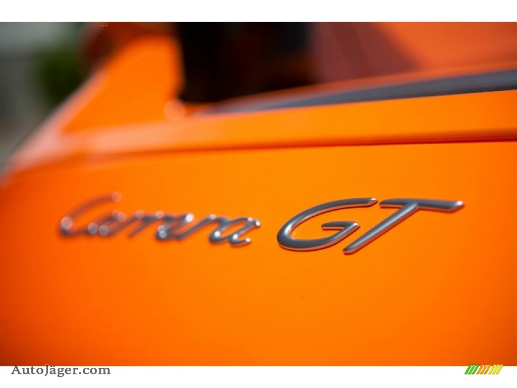 2005 Carrera GT  - Metallic Orange Paint to Sample / Dark Grey Natural Leather photo #9
