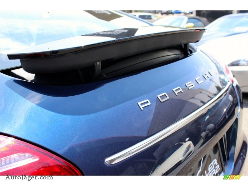 2012 Panamera V6 - Dark Blue Metallic / Luxor Beige photo #33