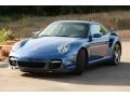 Porsche 911 Turbo Coupe Cobalt Blue Metallic photo #1