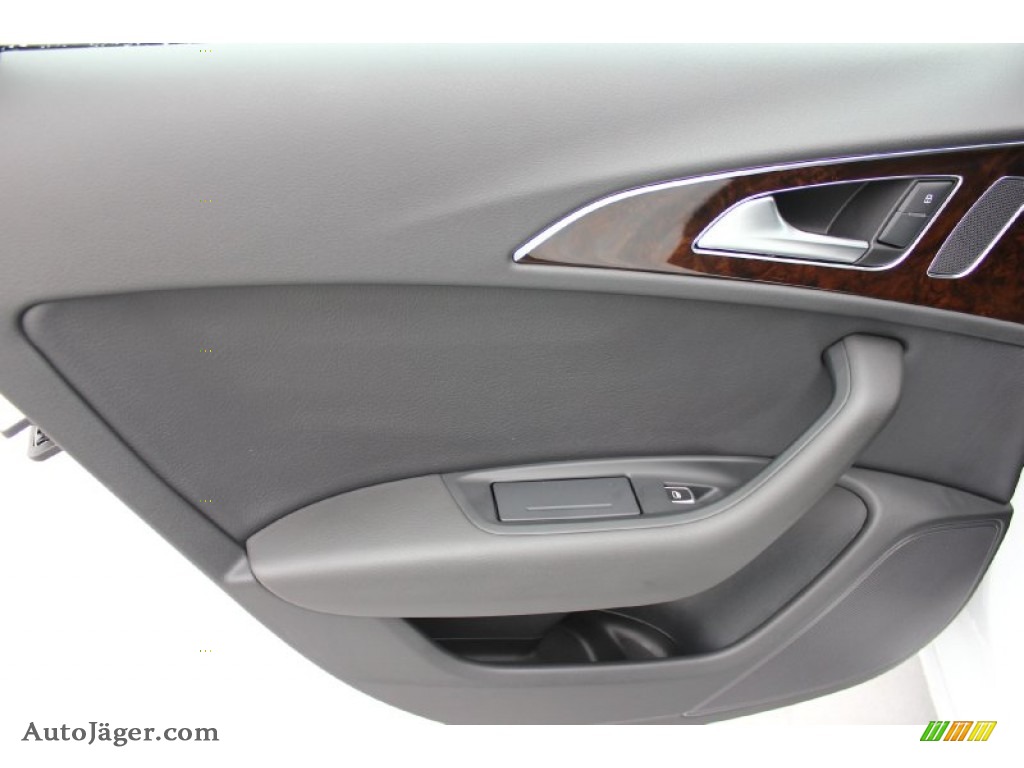 2014 A6 2.0T quattro Sedan - Ibis White / Titanium Gray photo #34