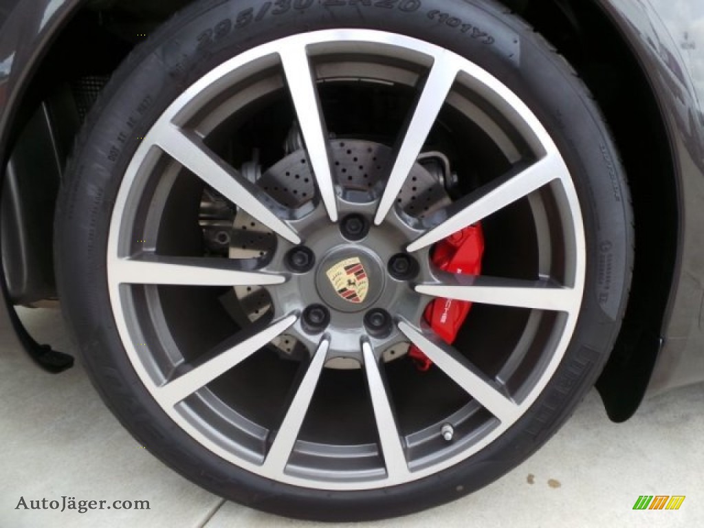 2012 911 Carrera S Cabriolet - Macadamia Metallic / Sand Beige photo #10