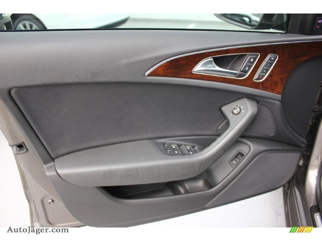 2013 A6 2.0T Sedan - Dakota Gray Metallic / Black photo #10