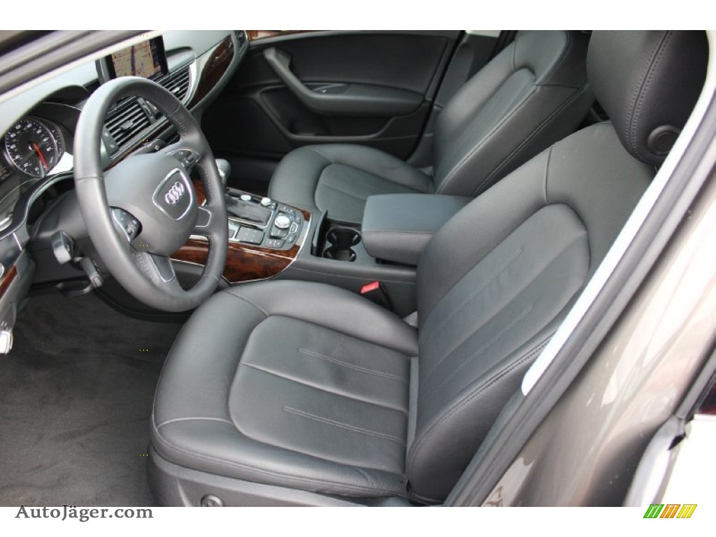 2013 A6 2.0T Sedan - Dakota Gray Metallic / Black photo #16