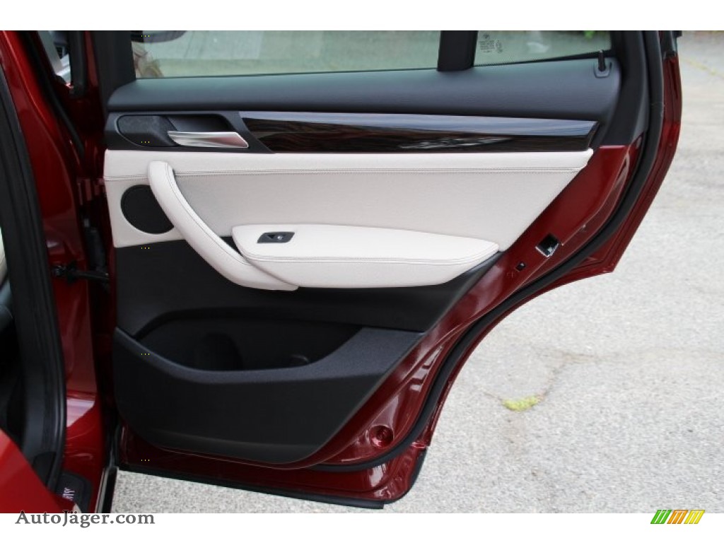 2014 X3 xDrive35i - Vermilion Red Metallic / Oyster photo #22