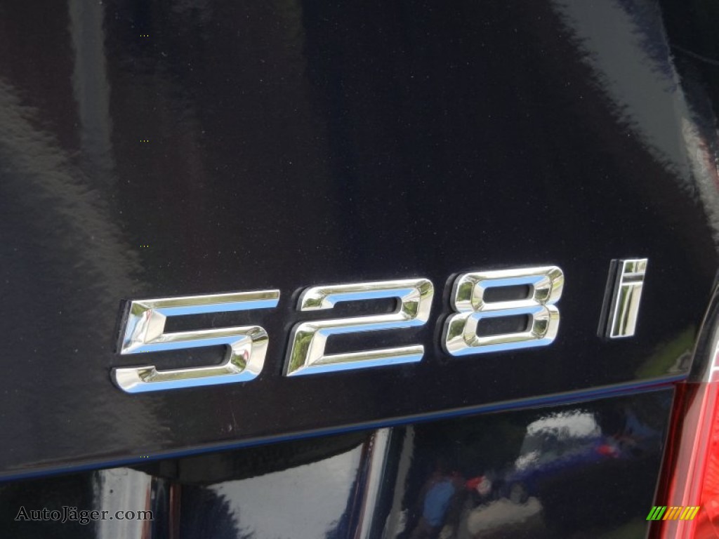 2009 5 Series 528i Sedan - Monaco Blue Metallic / Natural Brown Dakota Leather photo #9