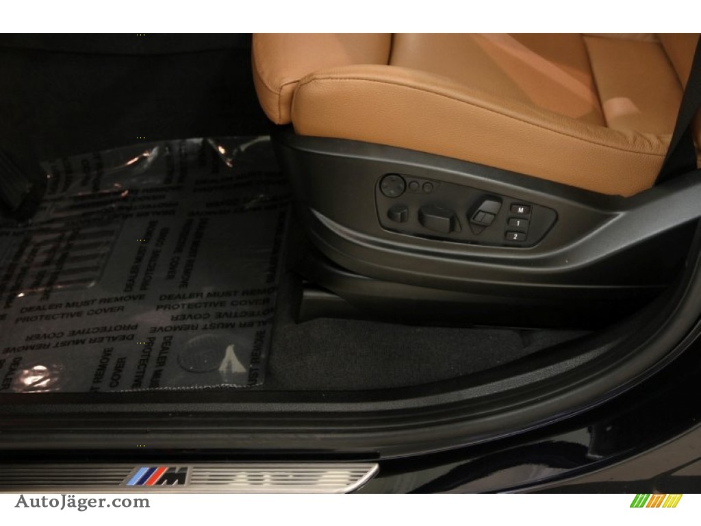 2013 X6 xDrive50i - Carbon Black Metallic / Saddle Brown photo #7