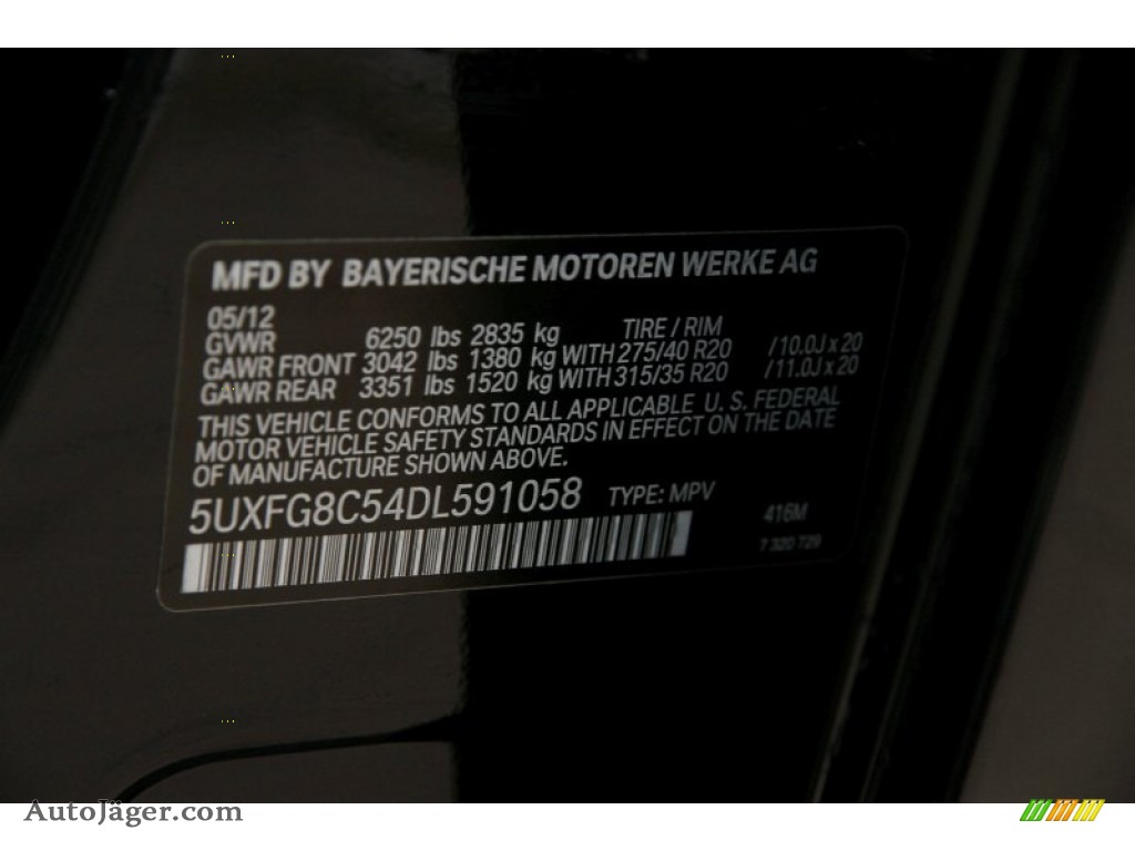 2013 X6 xDrive50i - Carbon Black Metallic / Saddle Brown photo #57