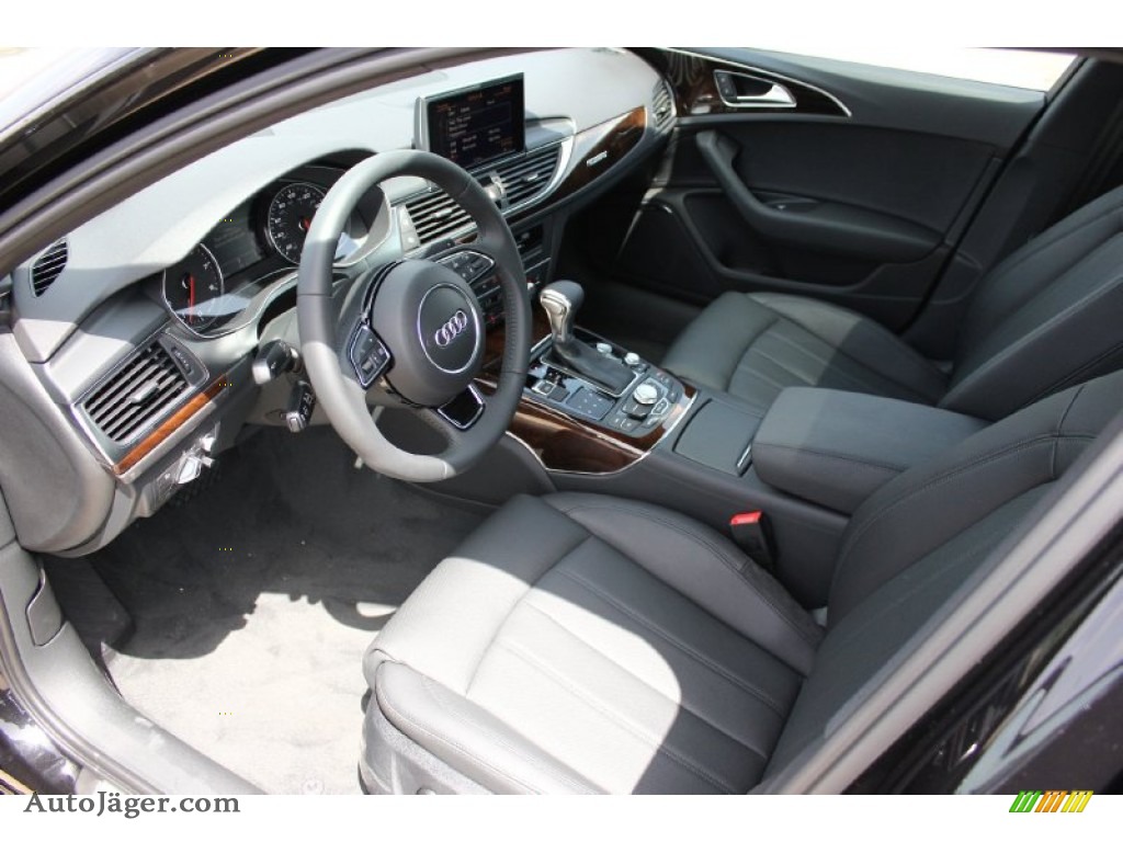 2015 A6 3.0T Prestige quattro Sedan - Phantom Black Pearl / Black photo #12