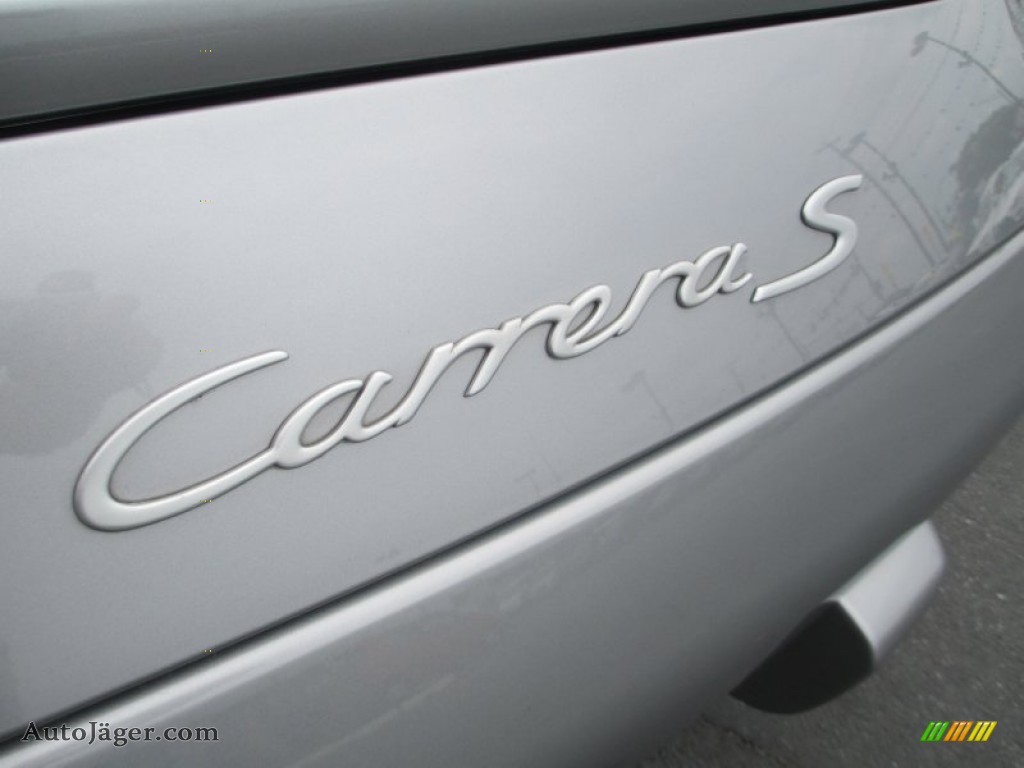 2006 911 Carrera S Coupe - Arctic Silver Metallic / Black photo #9