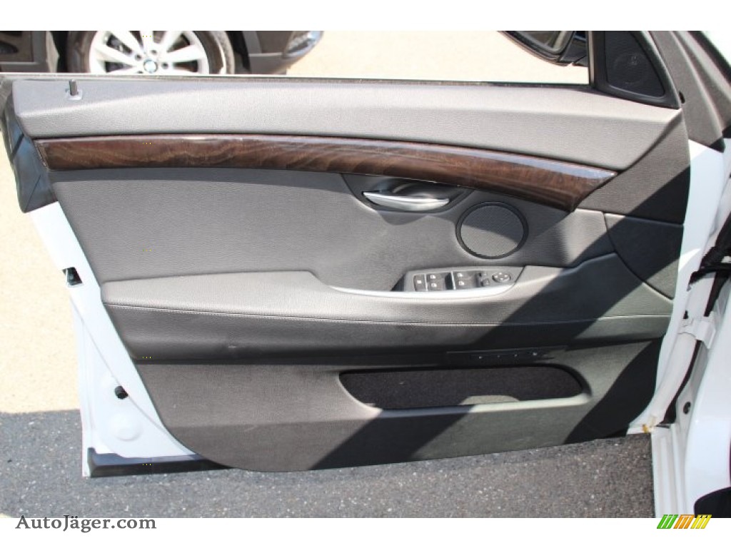 2014 5 Series 535i xDrive Gran Turismo - Mineral White Metallic / Black photo #8