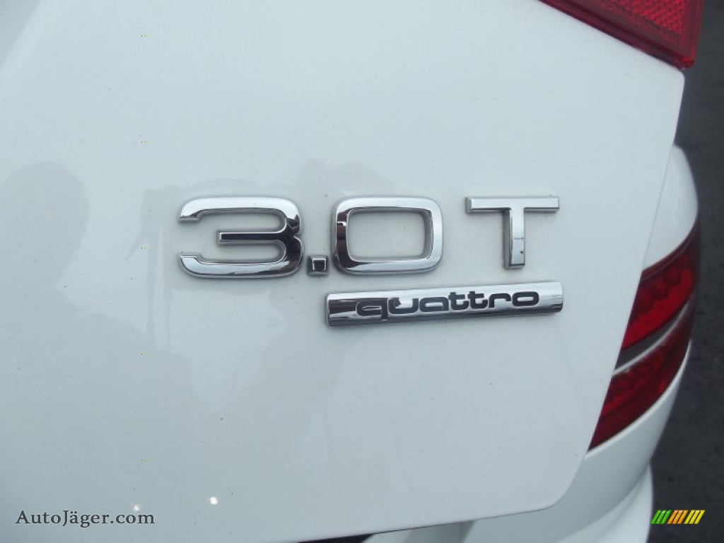 2011 A6 3.0T quattro Sedan - Ibis White / Amaretto/Black photo #36
