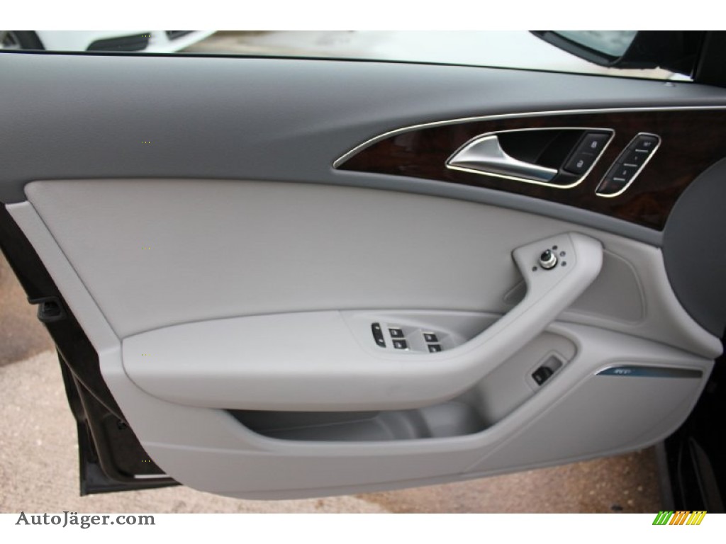 2015 A6 3.0T Prestige quattro Sedan - Phantom Black Pearl / Titanium Gray photo #9