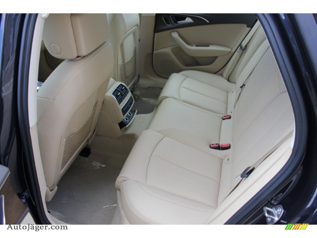 2015 A6 2.0T Premium Plus Sedan - Moonlight Blue Metallic / Velvet Beige photo #27