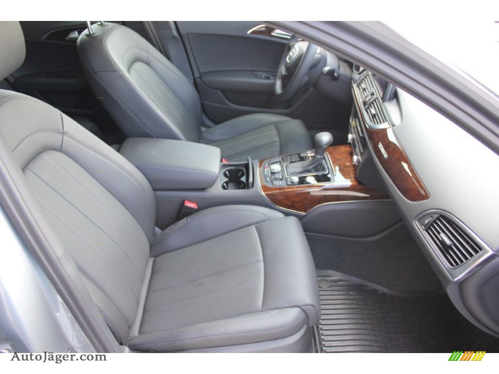 2013 A6 3.0T quattro Sedan - Quartz Gray Metallic / Black photo #50