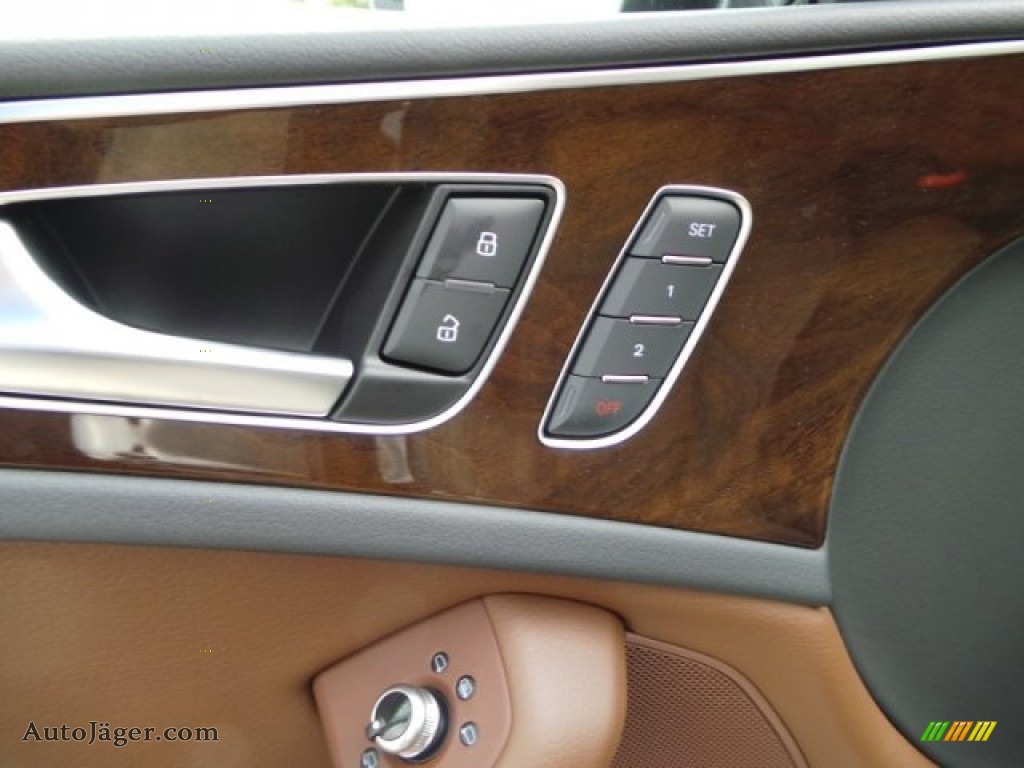 2015 A6 3.0 TDI Premium Plus quattro Sedan - Phantom Black Pearl / Nougat Brown photo #11