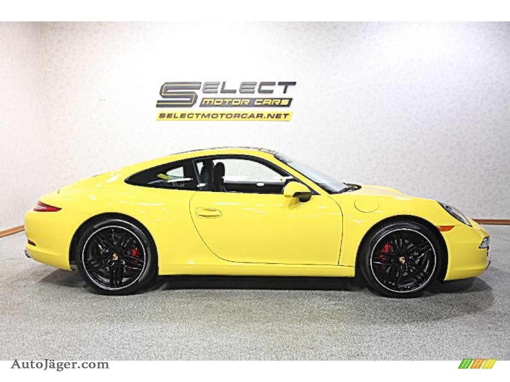 2014 911 Carrera Coupe - Racing Yellow / Black photo #4