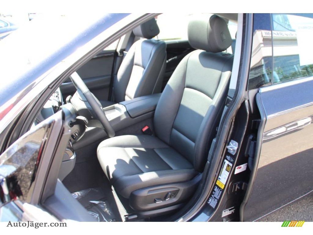 2014 5 Series 535i xDrive Gran Turismo - Dark Graphite Metallic / Black photo #13