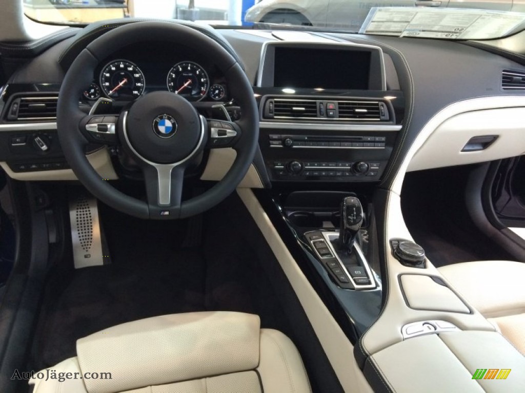 2015 6 Series 650i xDrive Gran Coupe - BMW Individual Tanzanite Blue Metallic / BMW Individual Platinum/Black Full Merino Leather photo #4