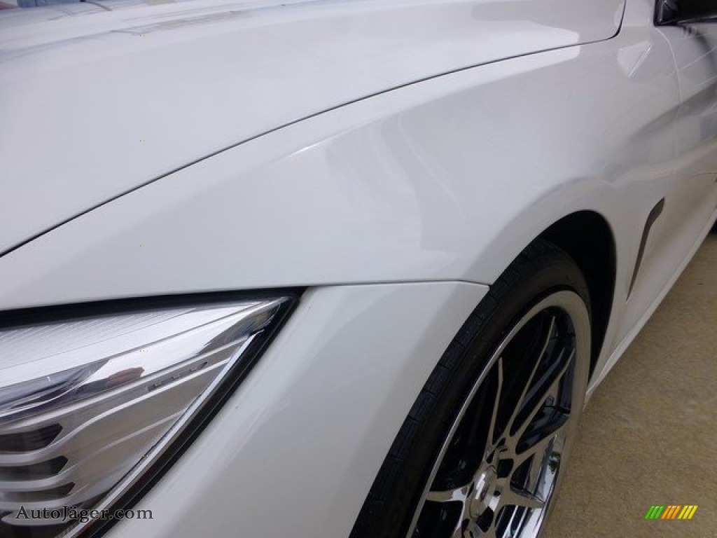 2014 4 Series 435i Coupe - Alpine White / Black photo #12