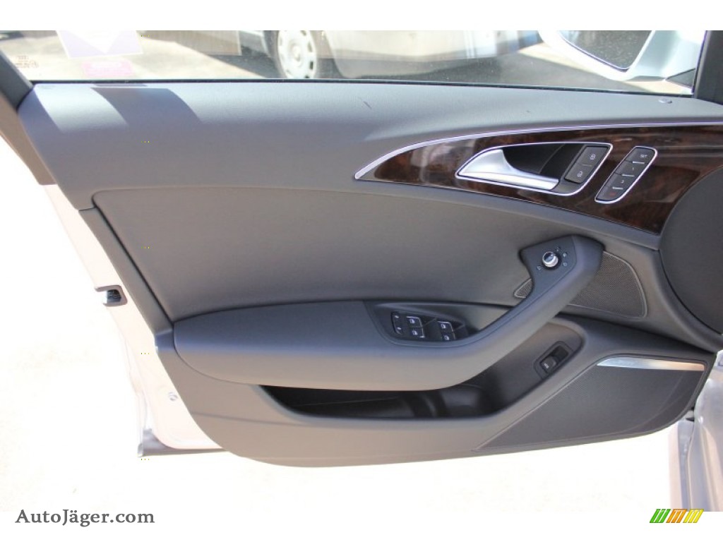 2015 A6 3.0T Prestige quattro Sedan - Ice Silver Metallic / Black photo #8