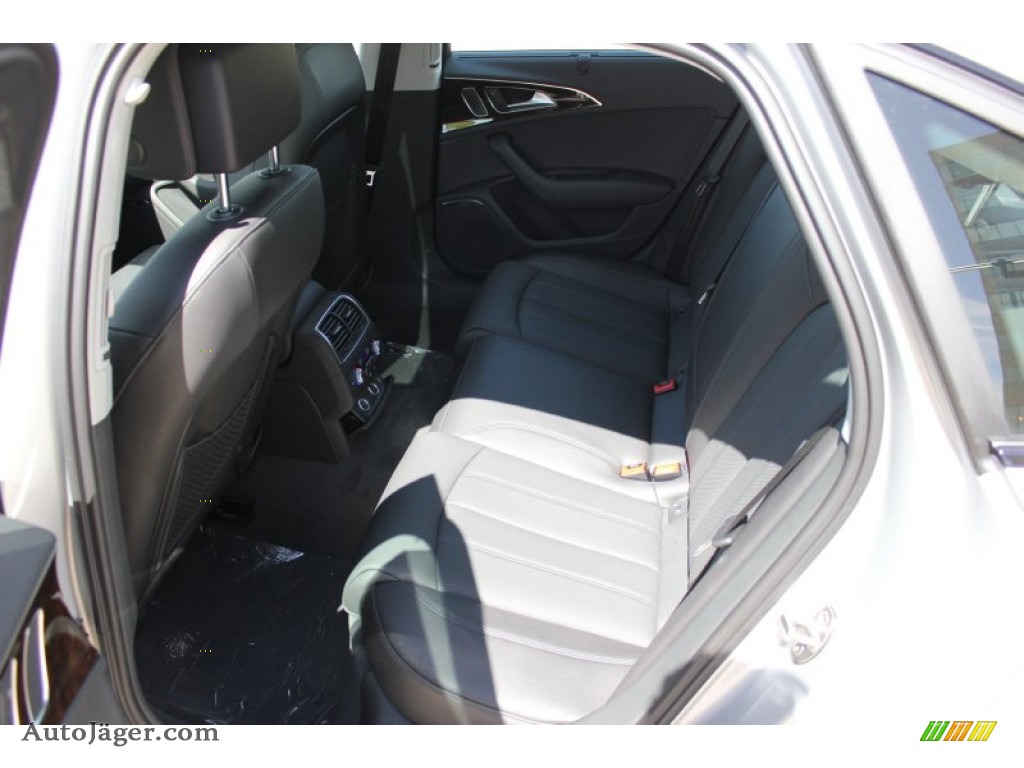 2015 A6 3.0T Prestige quattro Sedan - Ice Silver Metallic / Black photo #27