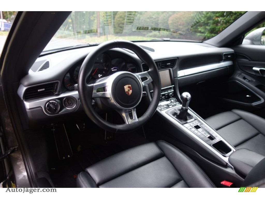 2013 911 Carrera Coupe - Agate Grey Metallic / Black photo #11